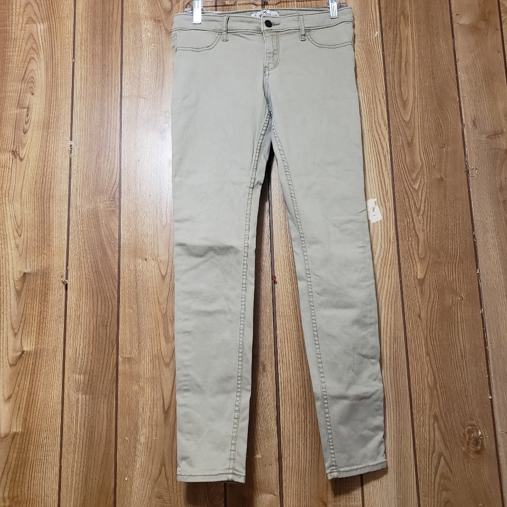 Hollister Skinny Jeans Women's size 7 Regular Chino Tan Pants